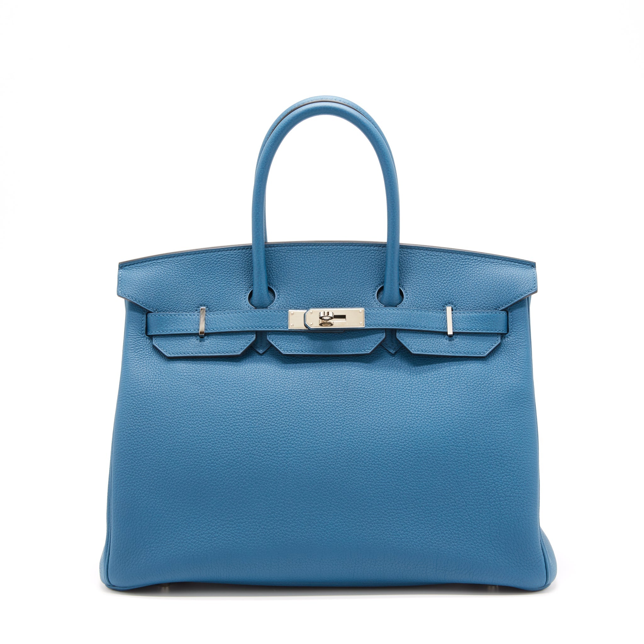 HERMES BIRKIN 35 TOGO BLEU COBALT SHW
