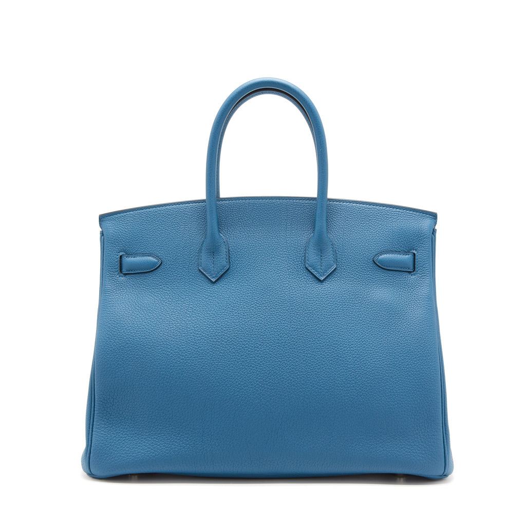 HERMES BIRKIN 35 TOGO BLEU COBALT SHW