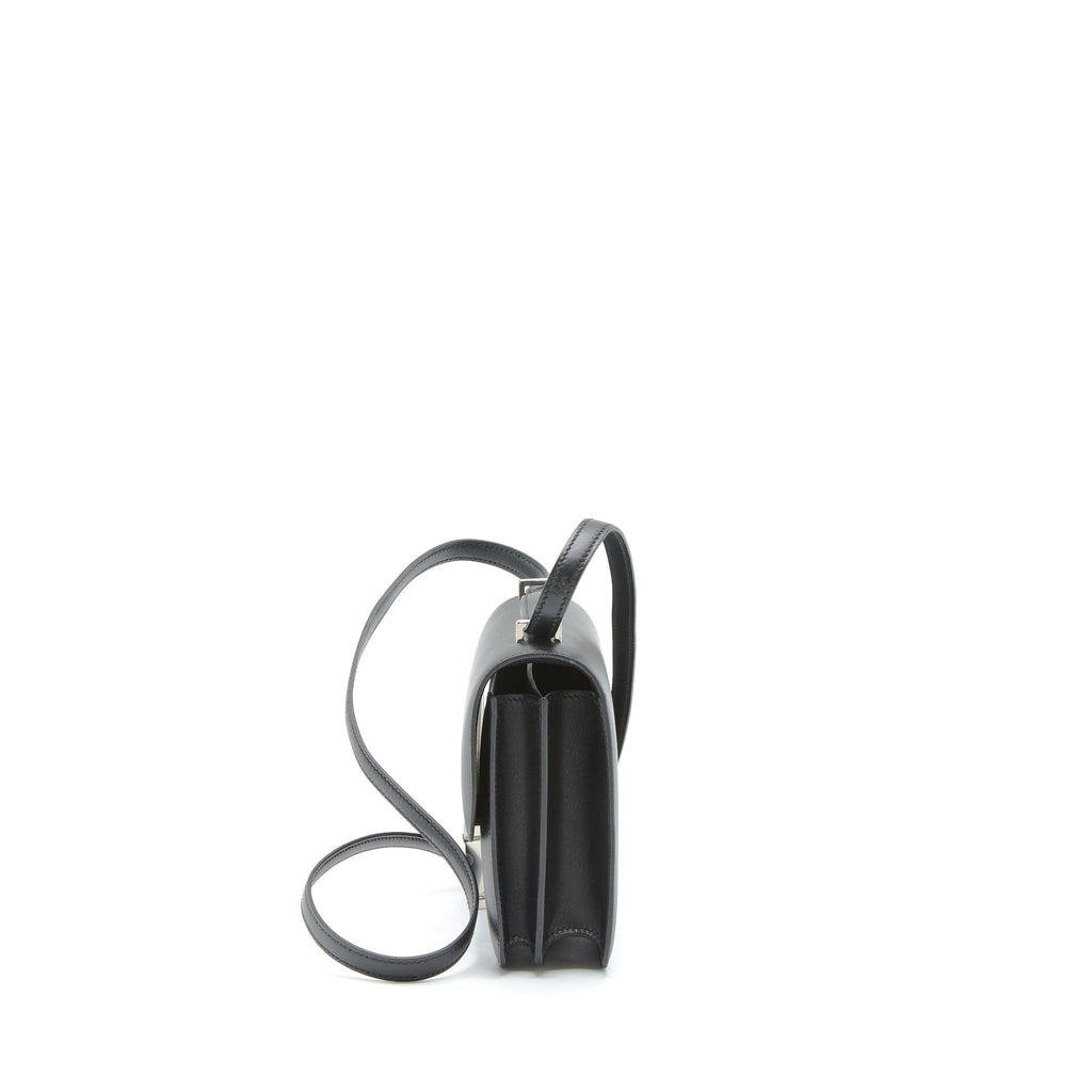 HERMES MINI CONSTANCE STUDIO DISCO LIMITED MONSIEUR LEATHER BLACK WITH SHW
