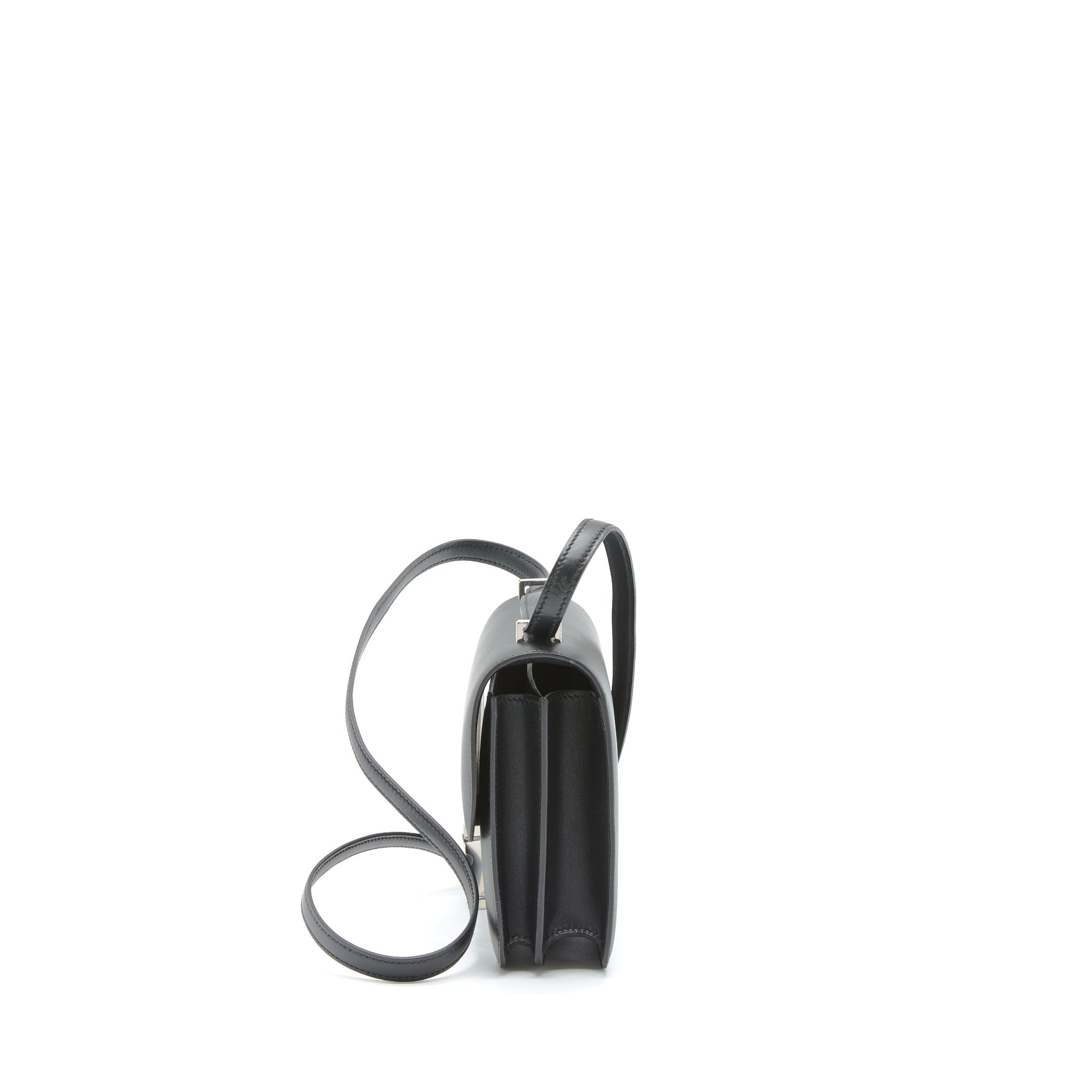 HERMES MINI CONSTANCE STUDIO DISCO LIMITED MONSIEUR LEATHER BLACK WITH SHW