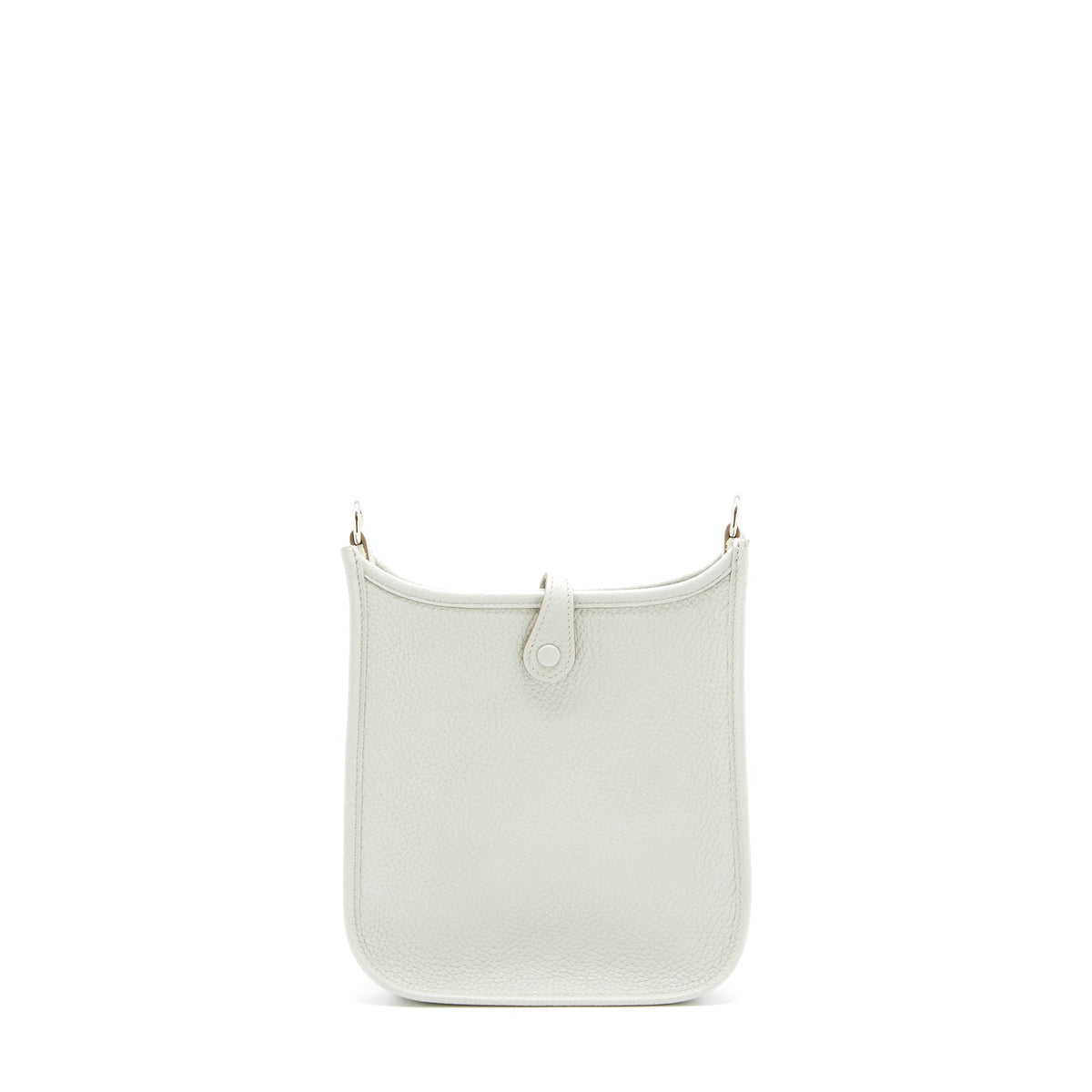 Hermes Mini Evelyne Clemence Gris Perle SHW