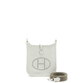HERMES MINI EVELYNE CLEMENCE GRIS PERLE SHW