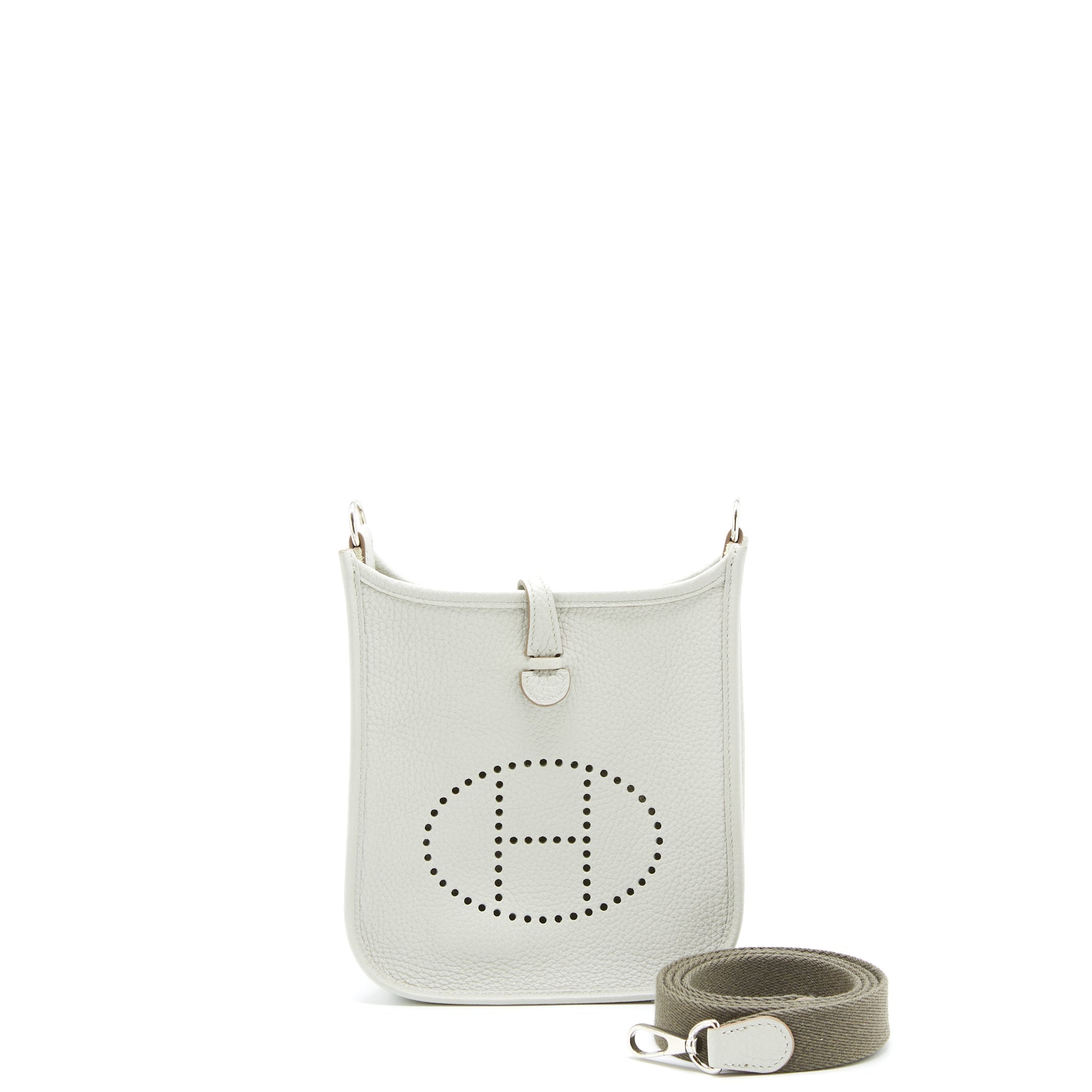 HERMES MINI EVELYNE CLEMENCE GRIS PERLE SHW