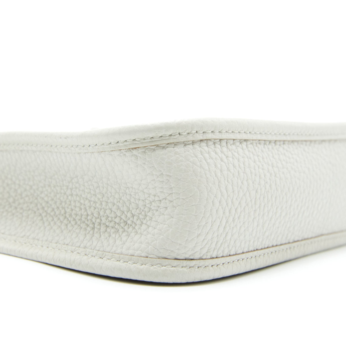 Hermes Mini Evelyne Clemence Gris Perle SHW