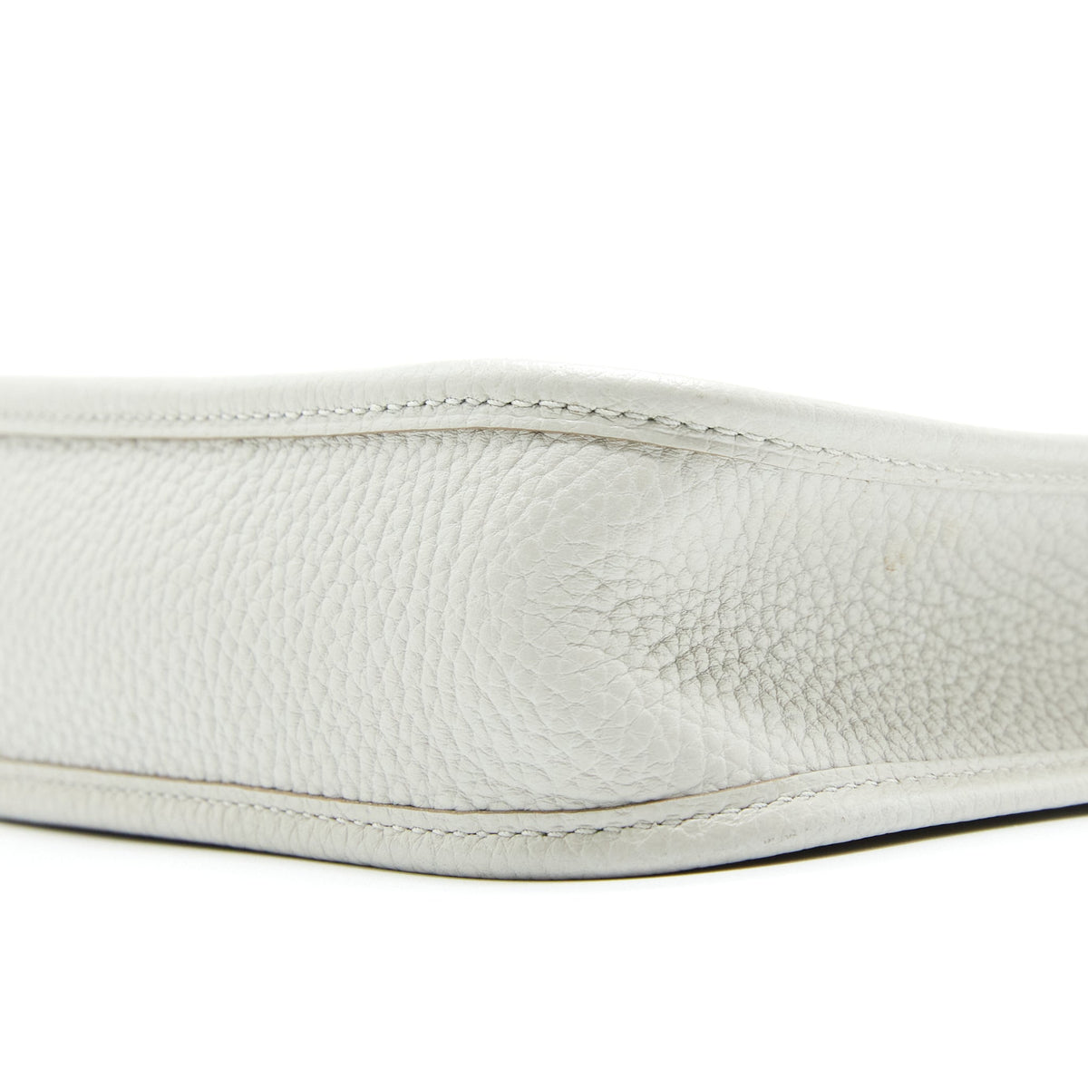 Hermes Mini Evelyne Clemence Gris Perle SHW