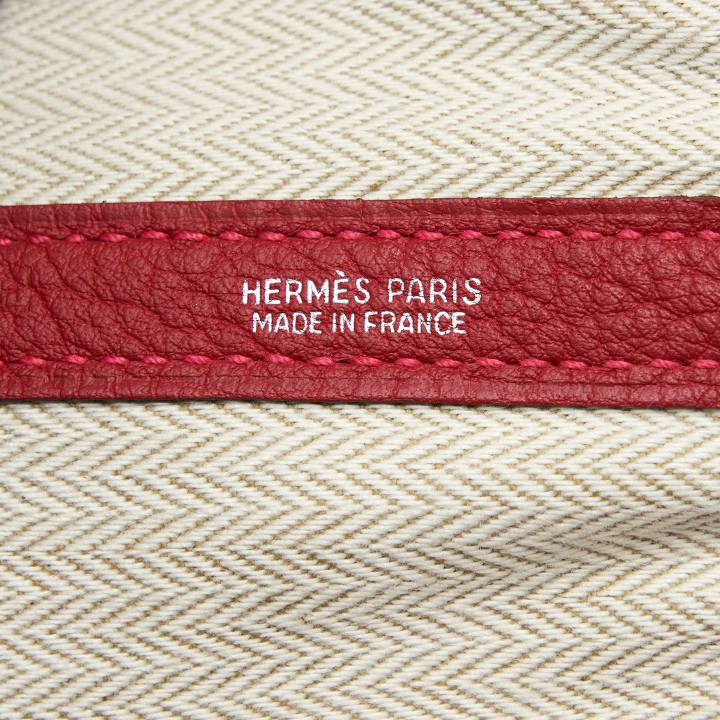 HERMES GARDEN PARTY 36 NEGONDA ROUGE PIMENT SHW