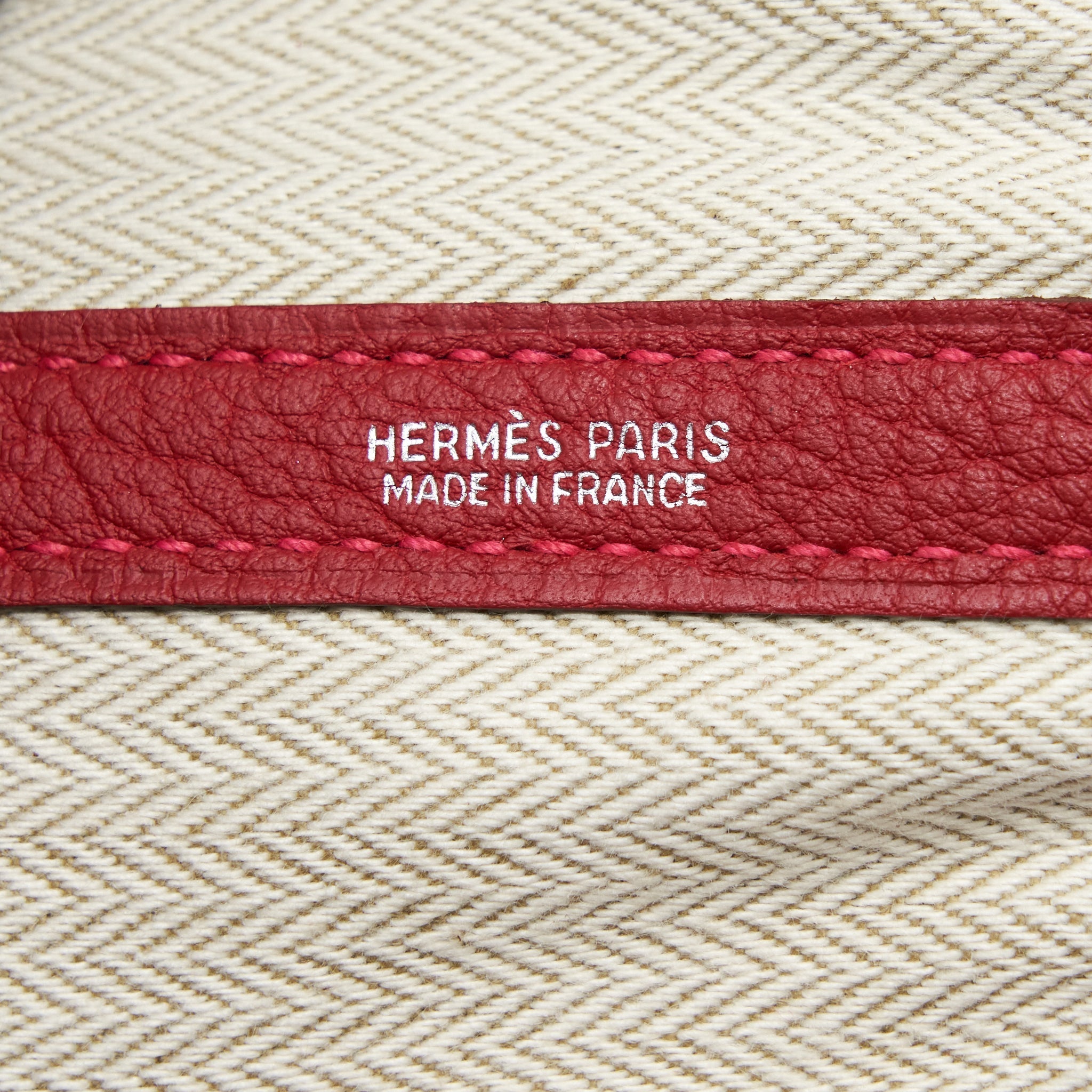 HERMES GARDEN PARTY 36 NEGONDA ROUGE PIMENT SHW