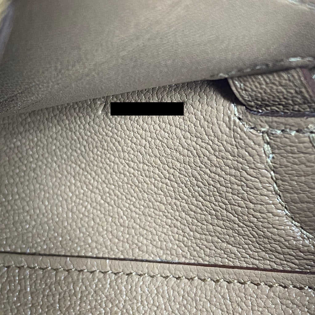 Hermes Kelly To Go Chevre Mysore 2J Quebracho GHW