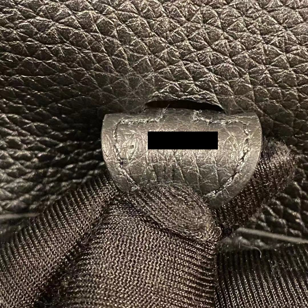 Hermes mini Evelyne black with SHW