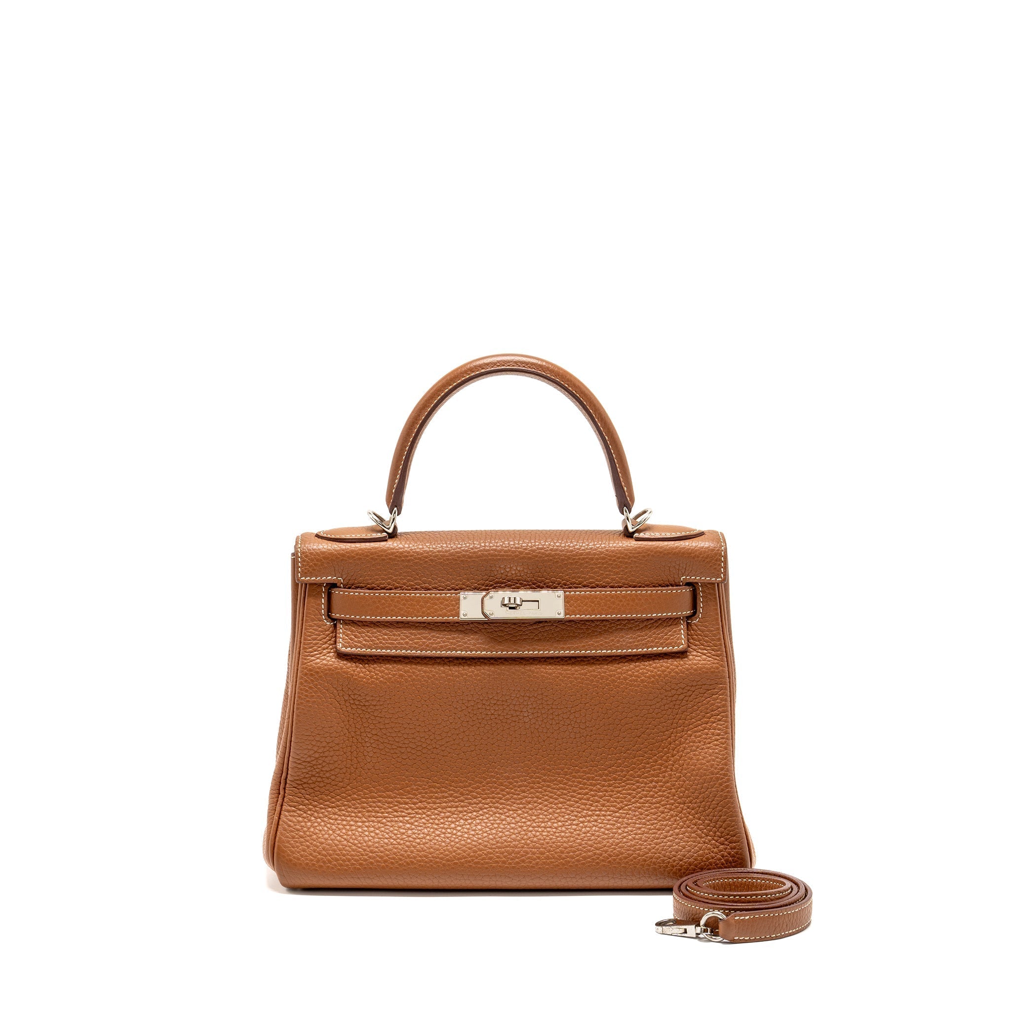 HERMES KELLY 28 CLEMENCE GOLD SHW