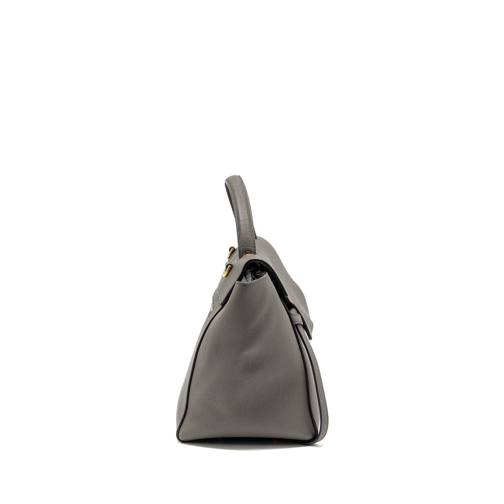 CELINE MINI BELT BAG CALFSKIN GREY GHW