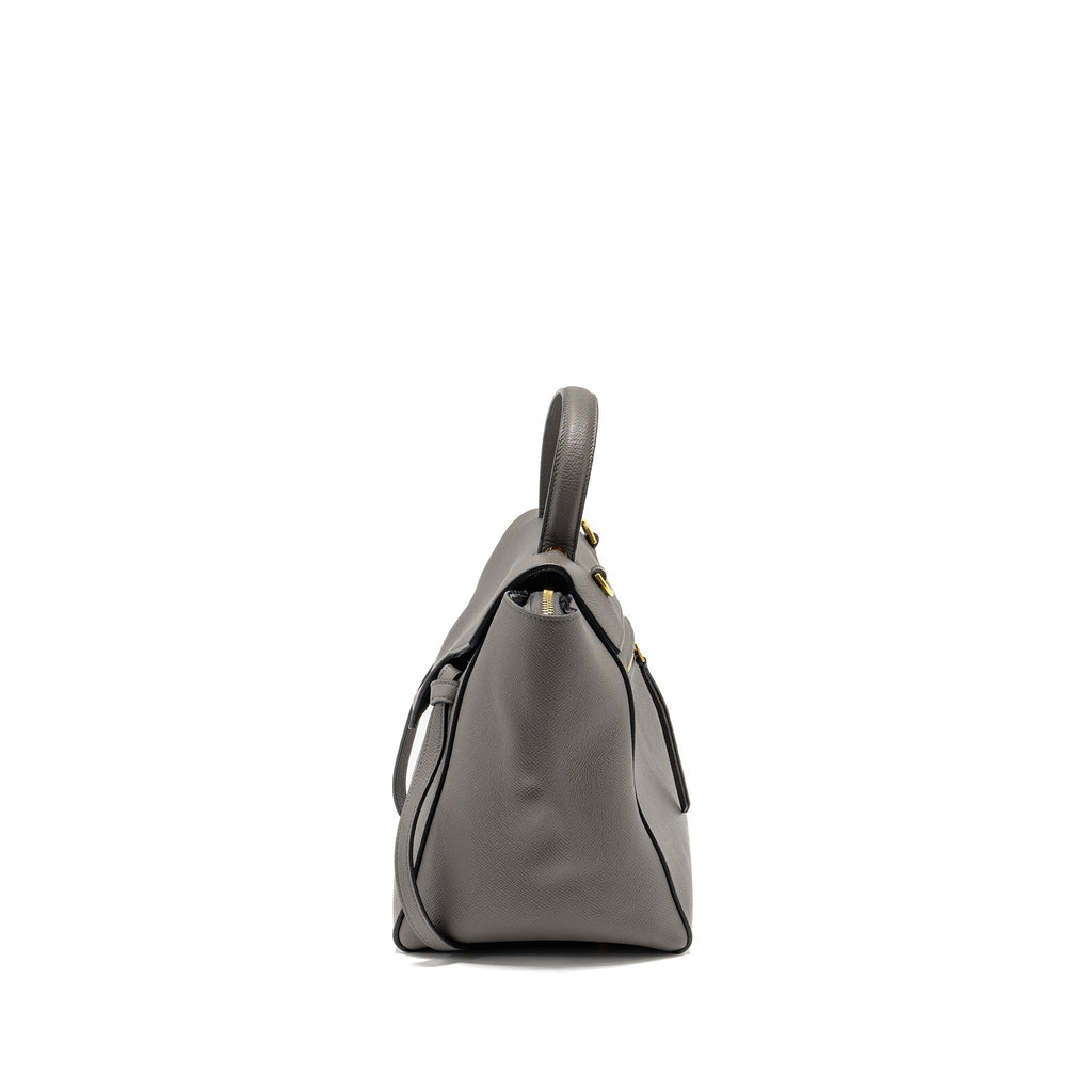 CELINE MINI BELT BAG CALFSKIN GREY GHW