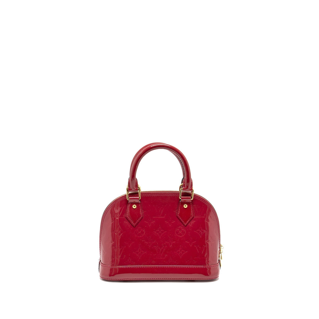 LOUIS VUITTON ALMA BB PATENT INDIAN ROSE GHW