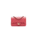 CHANEL MINI RECTANGULAR CAVIER 17C CORAL PINK LGHW