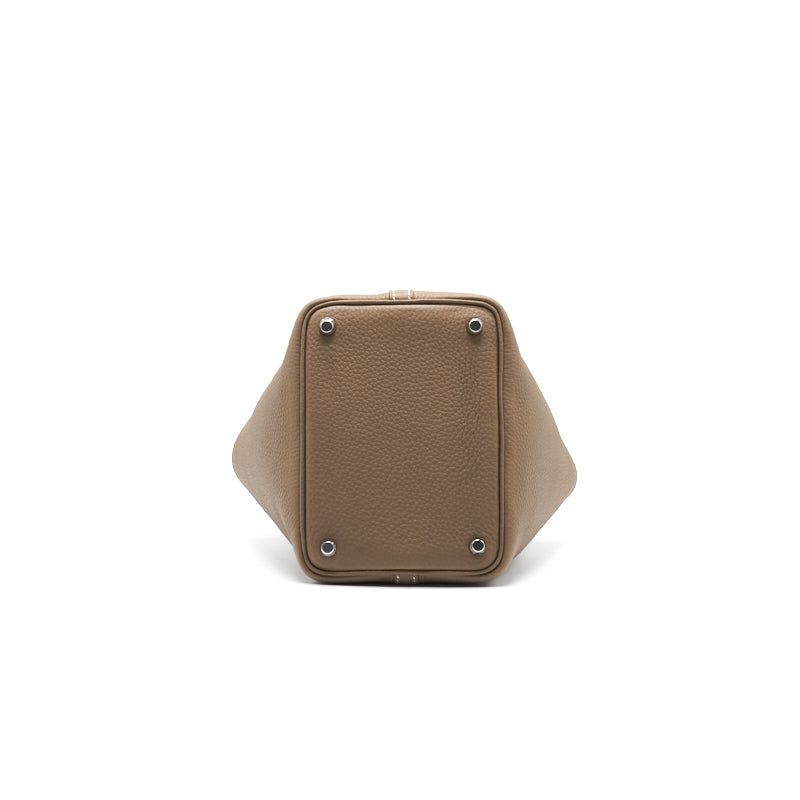 Hermes Picotin 18 Lock Bag Etoupe SHW