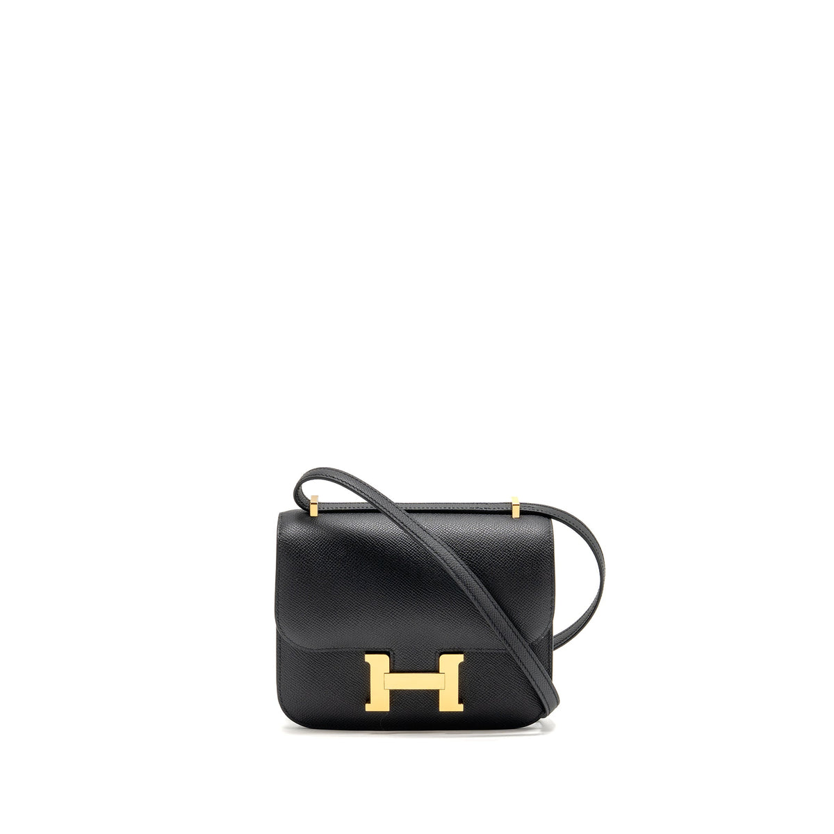 Hermes Mini Constance epsom black GHW