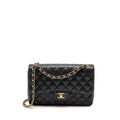 CHANEL JUMBO CLASSIC DOUBLE FLAP BAG CAVIAR BLACK GHW