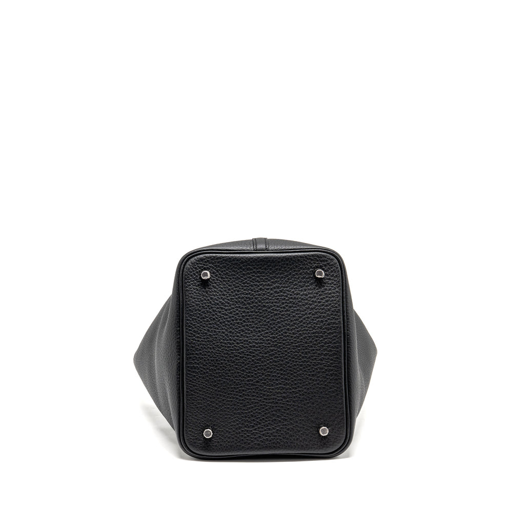 HERMES PICOTIN 22 LOCK BAG CLEMENCE BLACK SHW