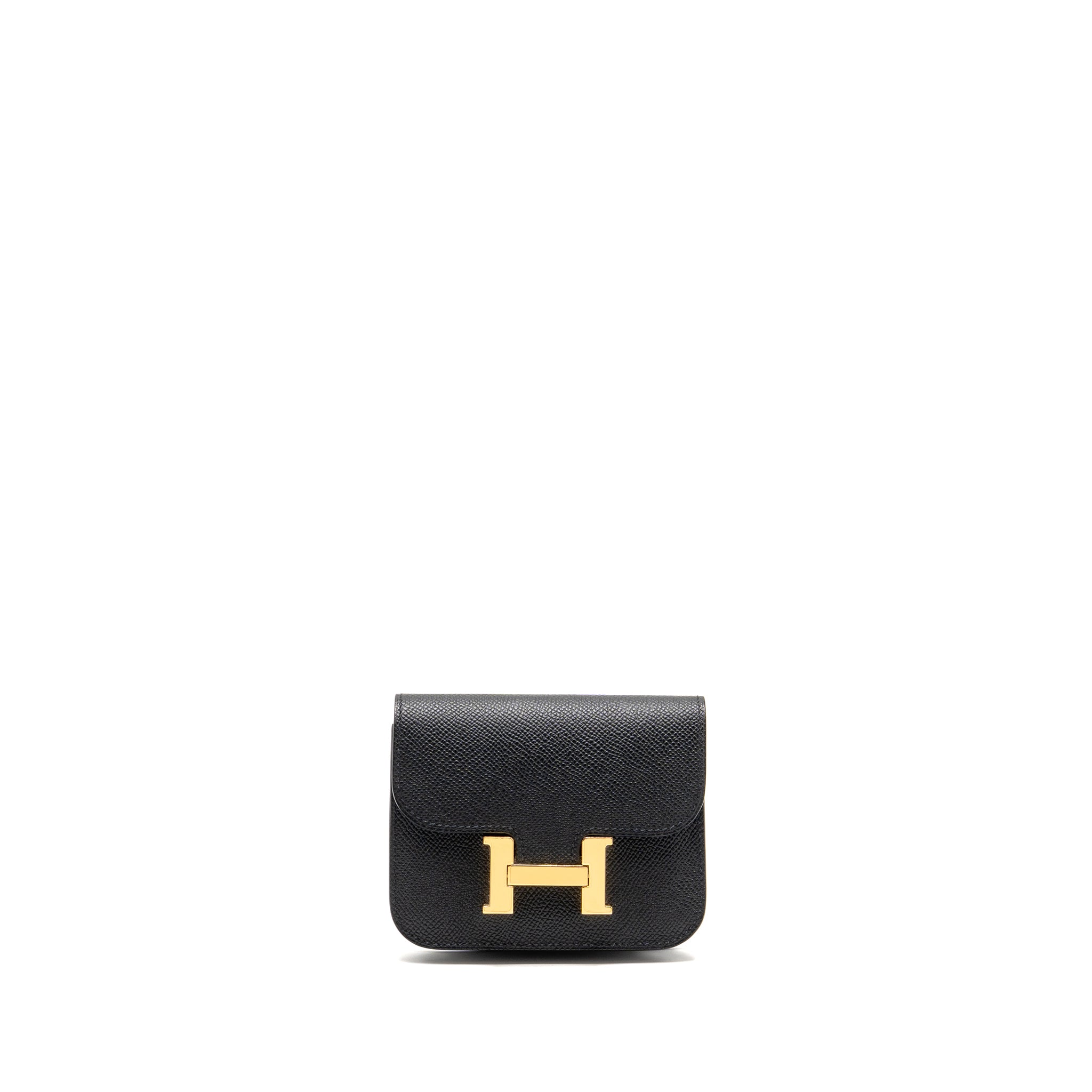 HERMES CONSTANCE SLIM EPSOM BLACK GHW