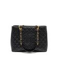 CHANEL GRAND SHOPPING TOTE BAG CAVIAR BLACK GHW