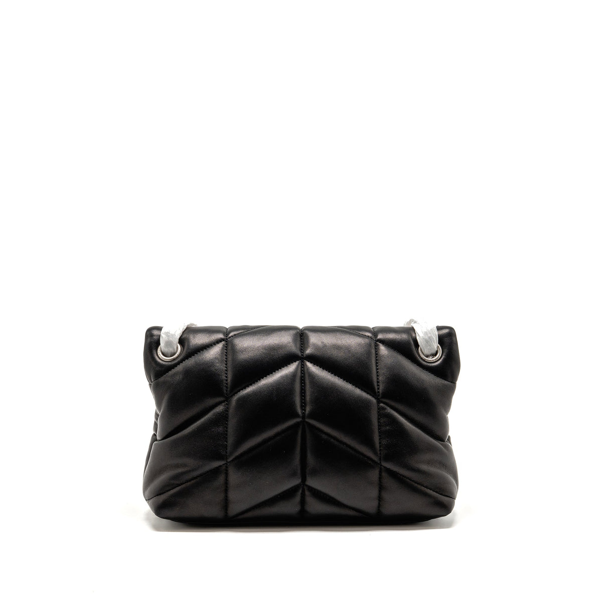 Saint Laurent/YSL Small puffer bag Lambskin black SHW