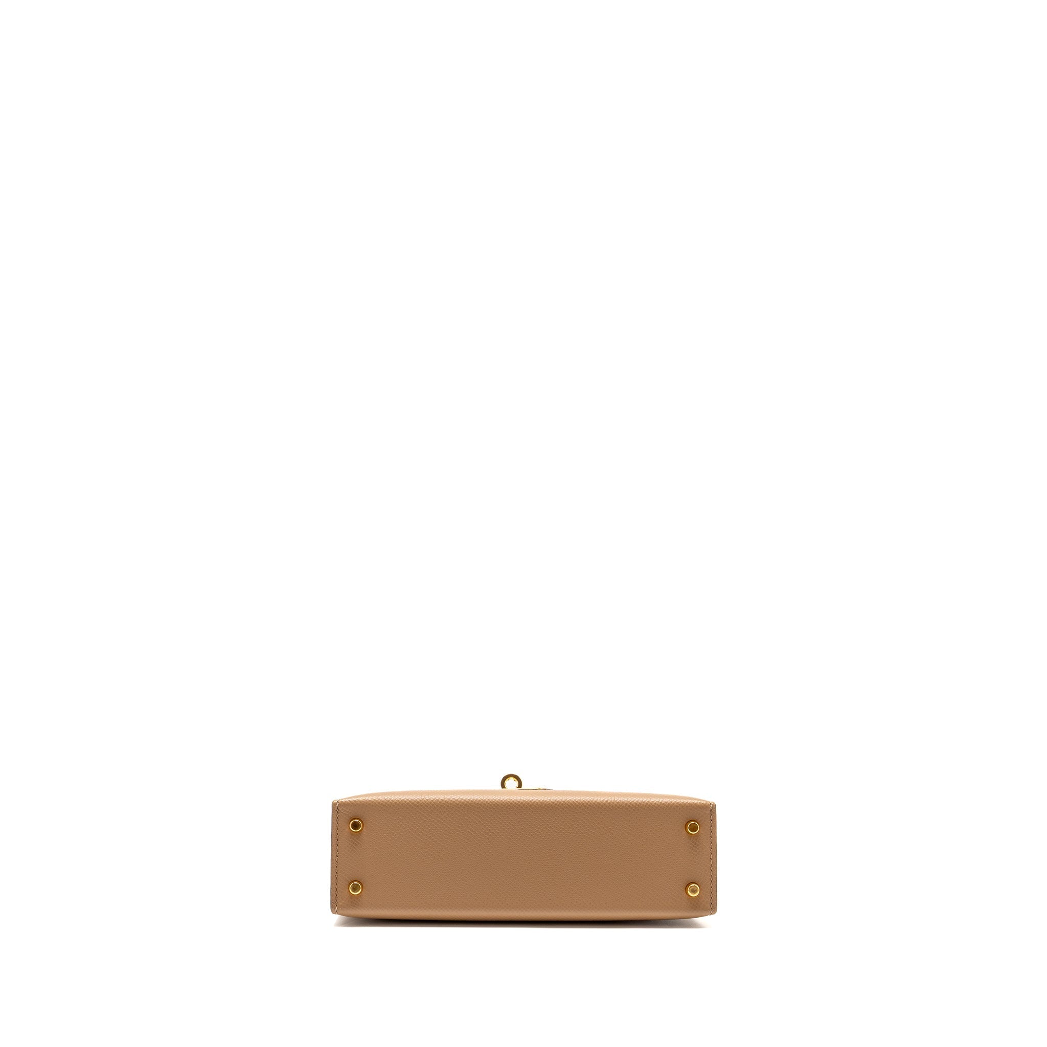 HERMES MINI KELLY II EPSOM CHAI GHW