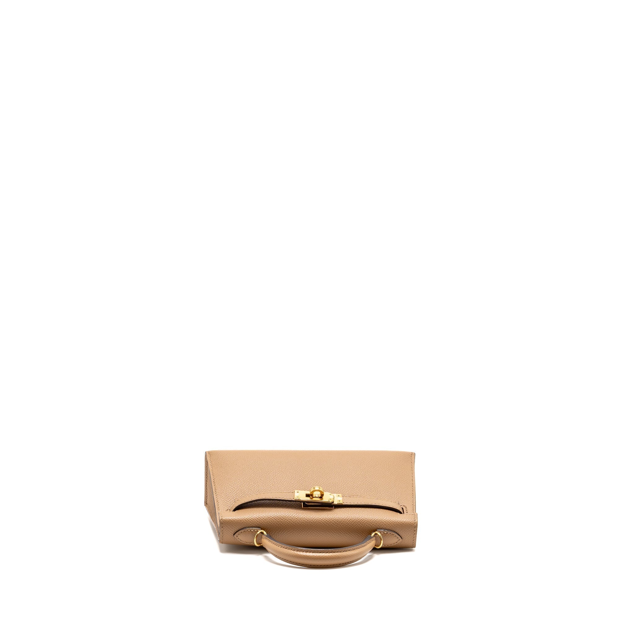 HERMES MINI KELLY II EPSOM CHAI GHW