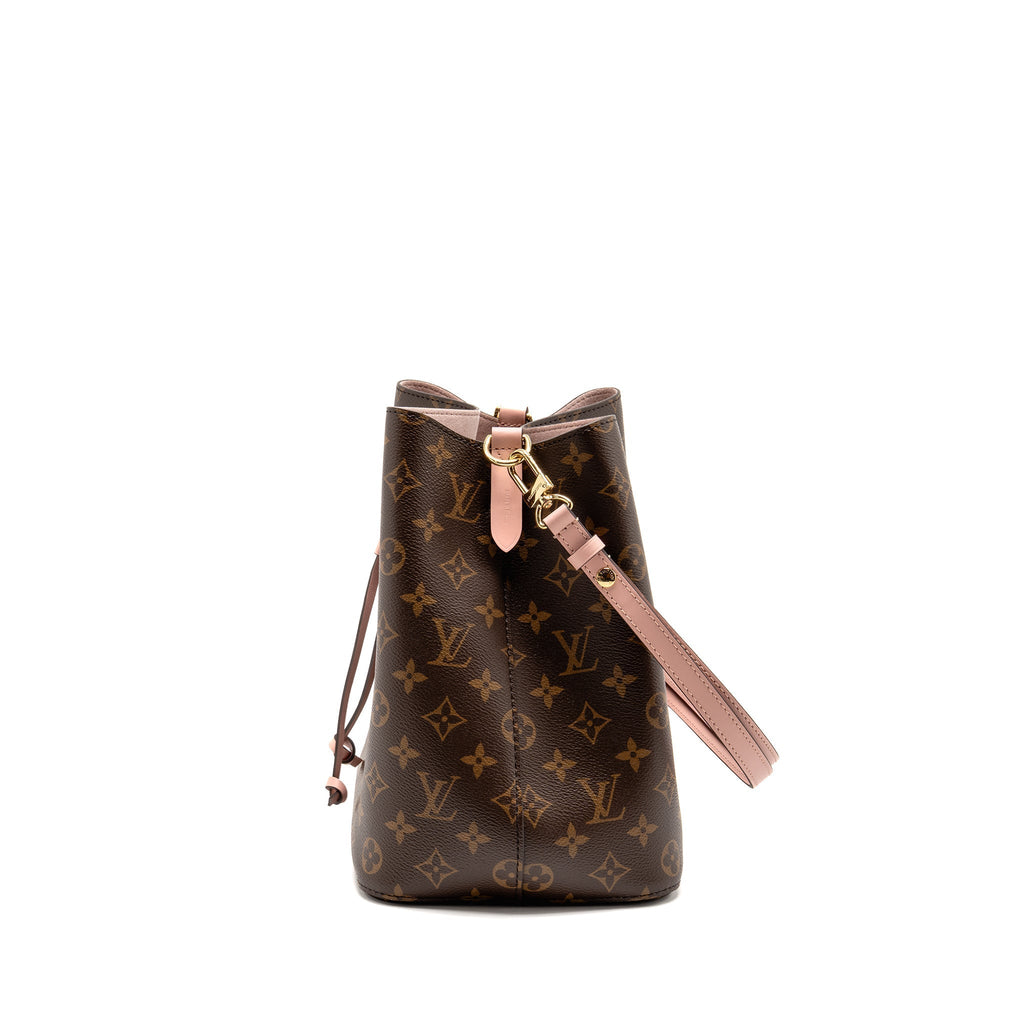 LOUIS VUITTON NEO NOE MONOGRAM CANVAS ROSE POUDRE GHW