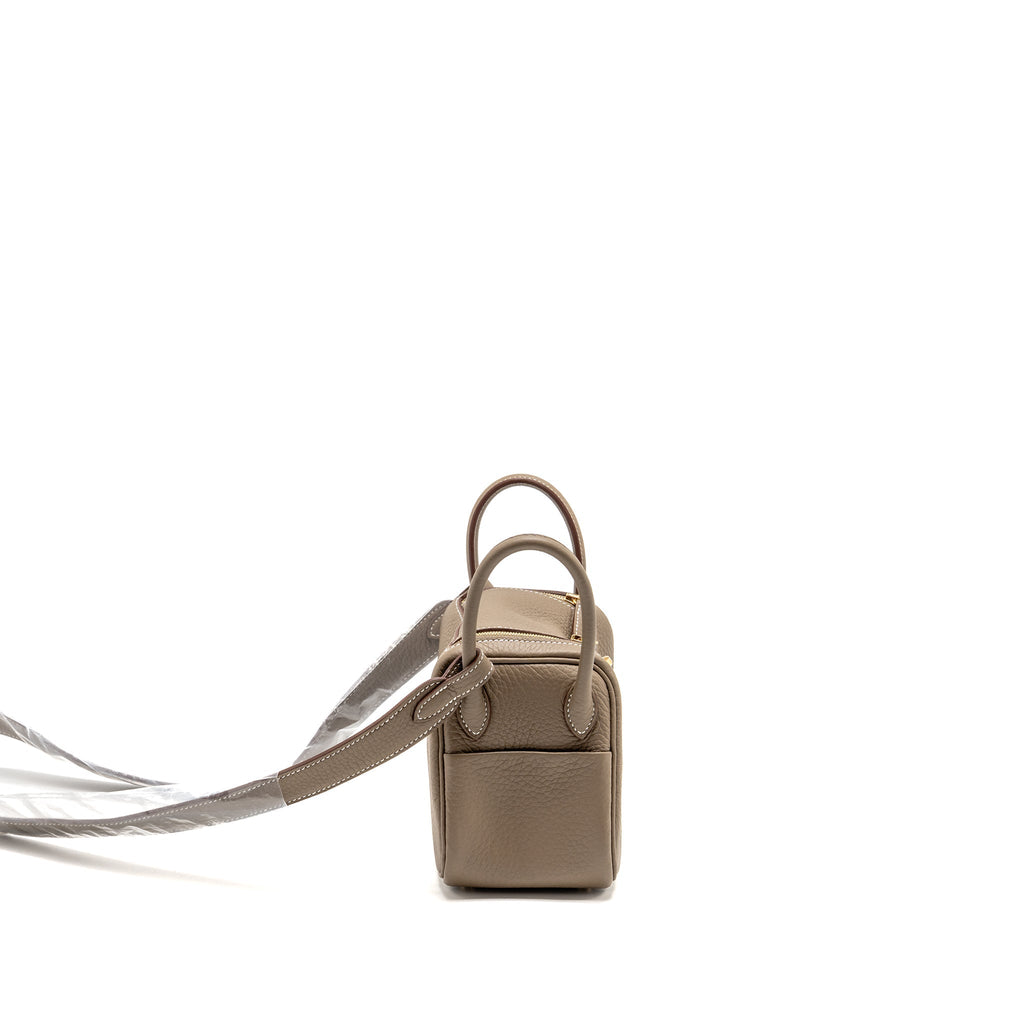 HERMES MINI LINDY II CLEMENCE ETOUPE GHW