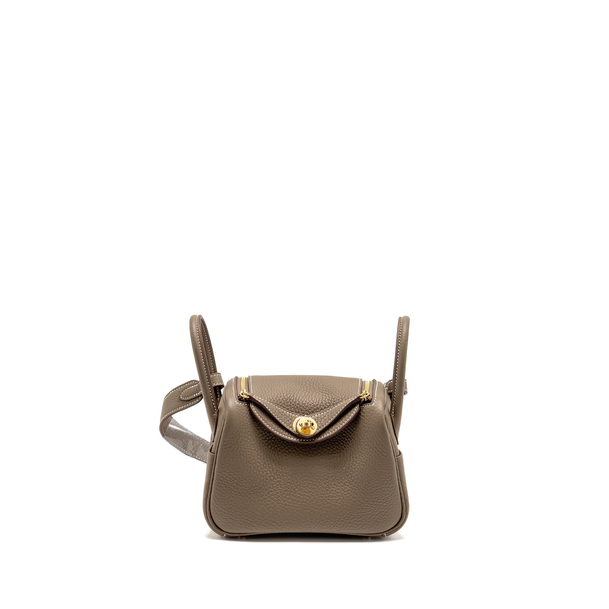 HERMES MINI LINDY II CLEMENCE ETOUPE GHW