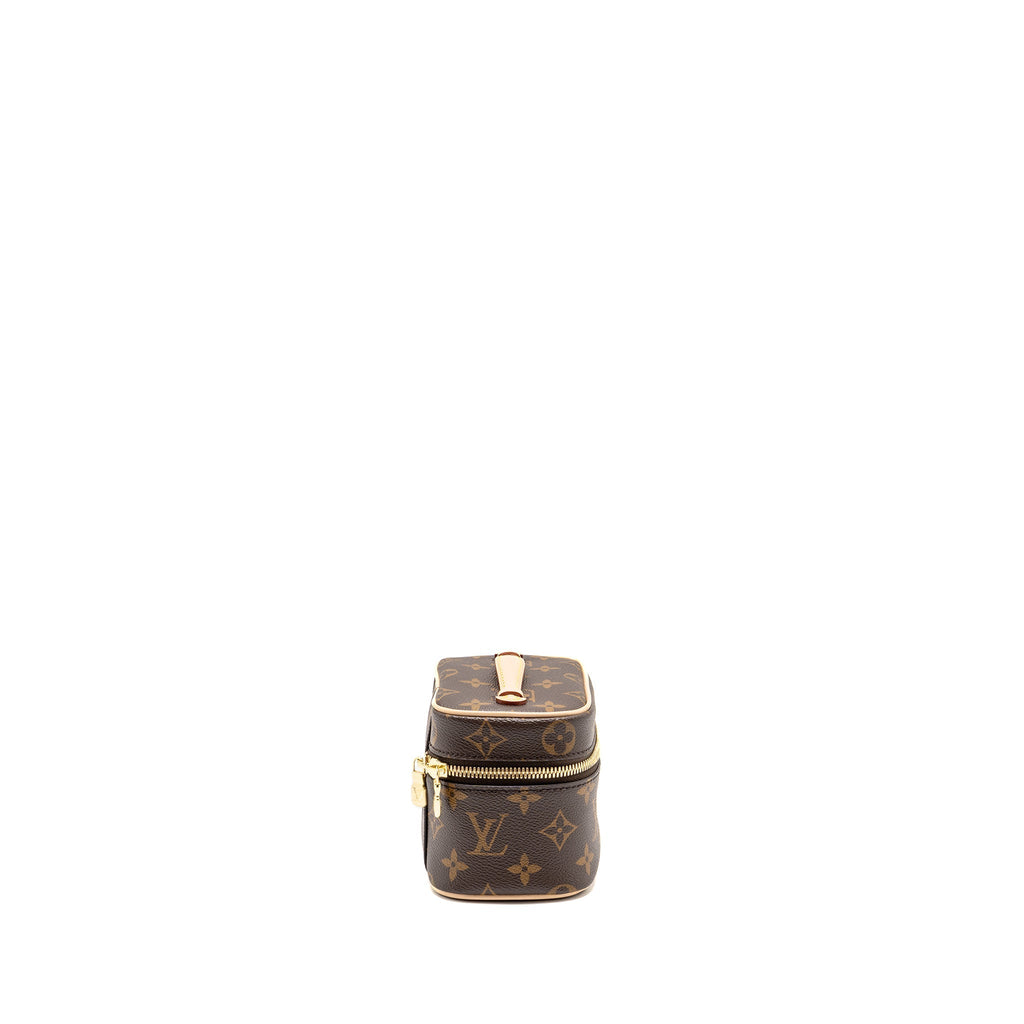 LOUIS VUITTON NICE NANO MONOGRAM CANVAS GHW