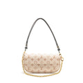 LOUIS VUITTON IVY WALLET ON CHAIN MONOGRAM DUNE CANVAS BEIGE/CREAM GHW