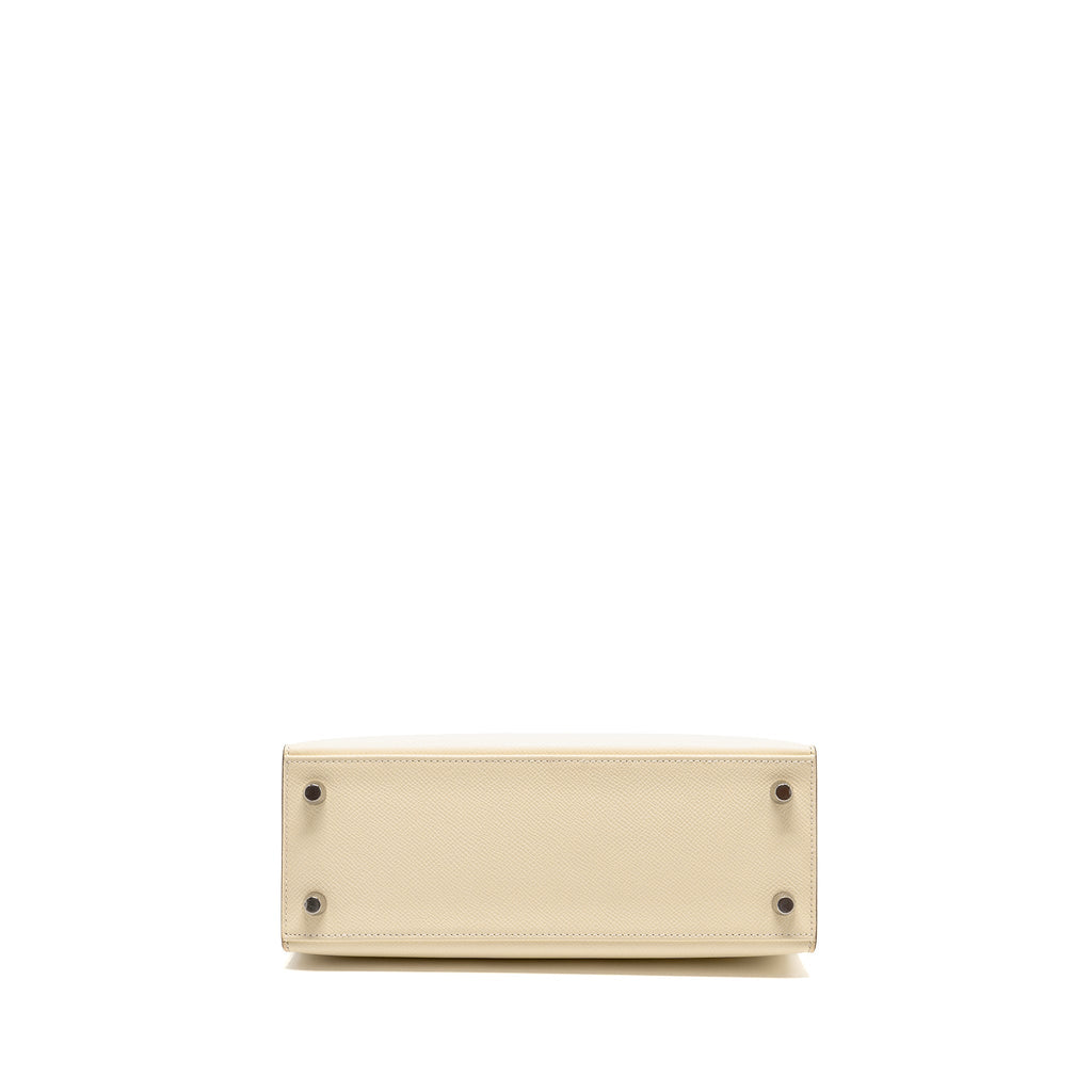 HERMES KELLY 25 EPSOM NATA/CHAI/GRIS MEYER SHW