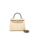 HERMES KELLY 25 EPSOM NATA/CHAI/GRIS MEYER SHW