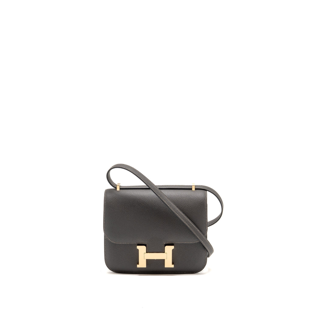 HERMES MINI CONSTANCE EPSOM GRAPHITE LGHW