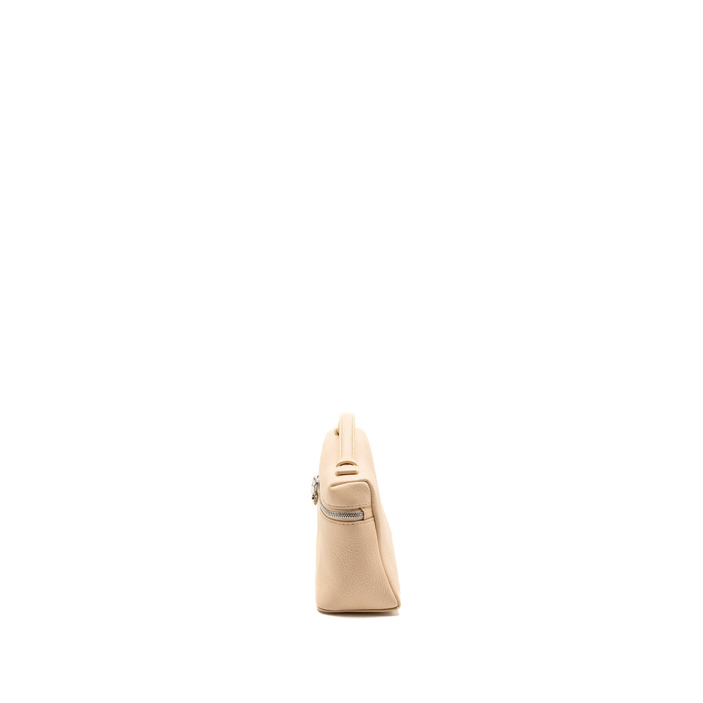 LORO PIANA EXTRA POCKET L19 GRAINED CALFSKIN LIGHT PINK SHW