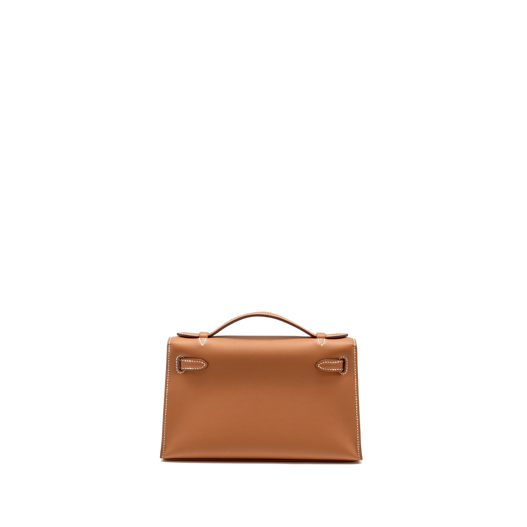 HERMES KELLY POCHETTE SWIFT GOLD GHW