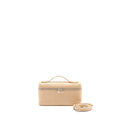 LORO PIANA EXTRA POCKET L19 GRAINED CALFSKIN LIGHT PINK SHW