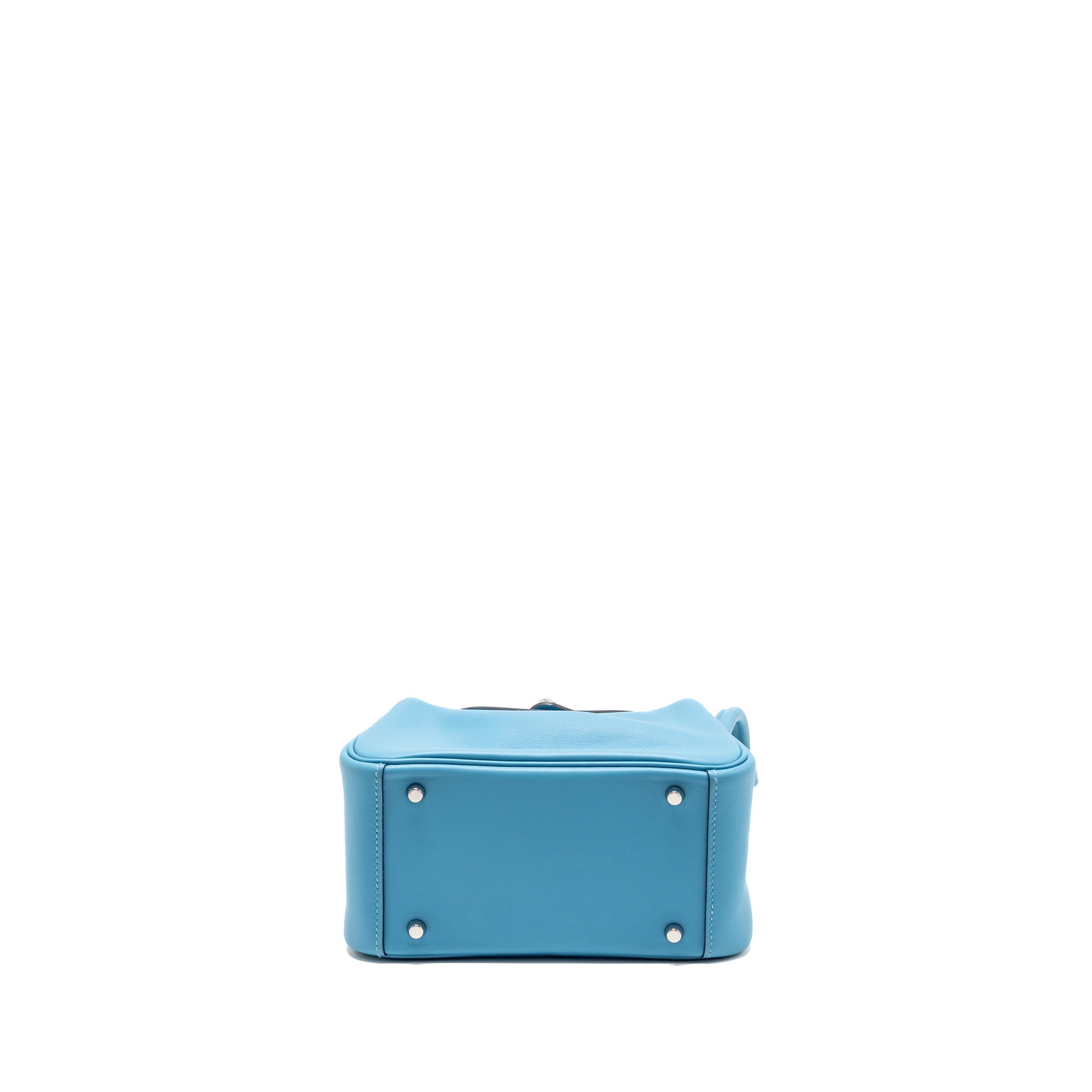 HERMES MINI LINDY SWIFT BLUE DE NORD SHW