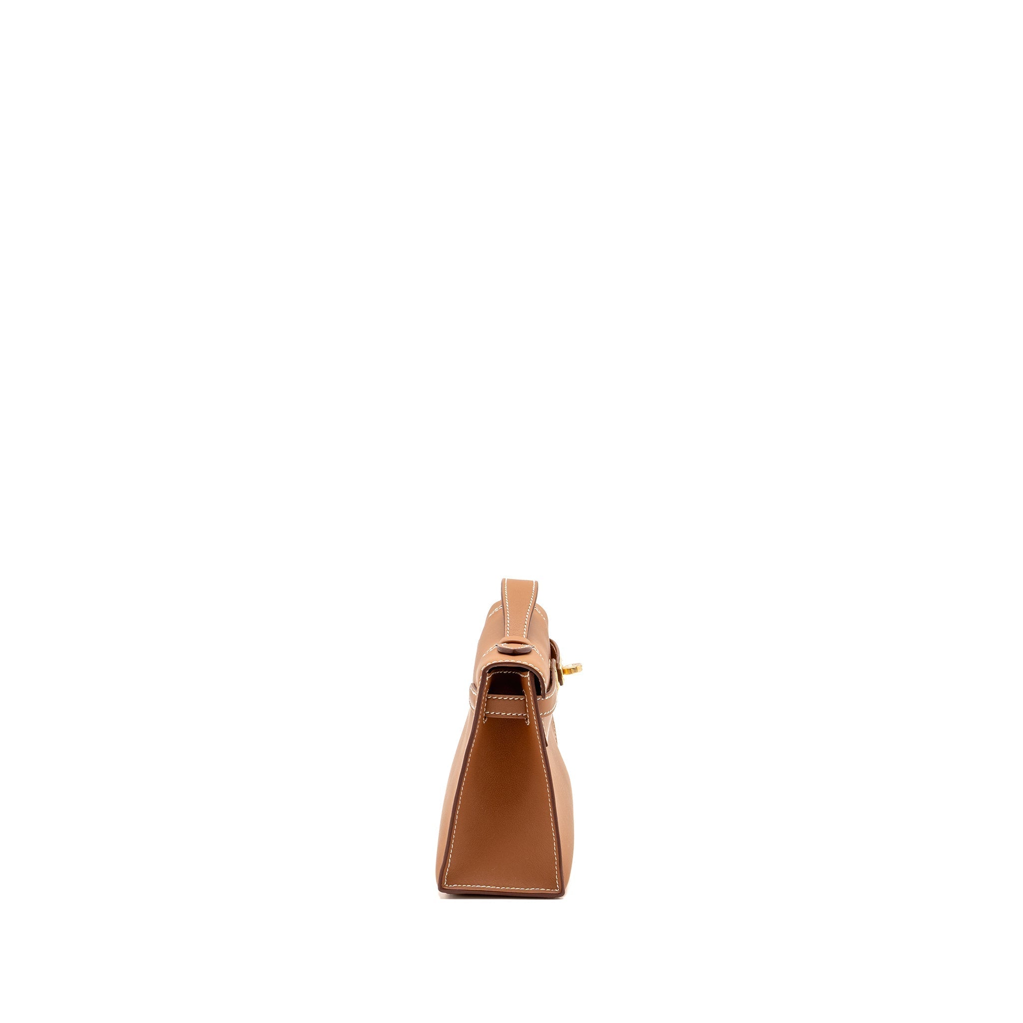 HERMES KELLY POCHETTE SWIFT GOLD GHW