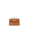 HERMES KELLY POCHETTE SWIFT GOLD GHW