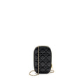 DIOR LADY DIOR CALL’IN DIOR PHONE HOLDER LAMBSKIN BLACK LGHW