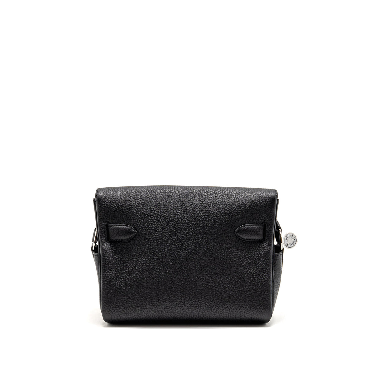 Hermes Kelly Messenger PM Bag Togo Black SHW