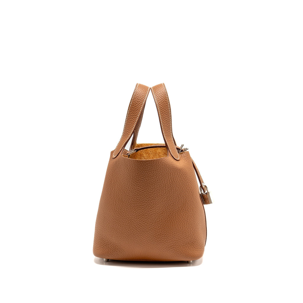 HERMES PICOTIN 18 LOCK BAG CLEMENCE GOLD SHW