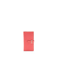 HERMES BÉARN SOUFFLET WALLET CHEVRE MYSORE ROSE LIPSTICK SHW