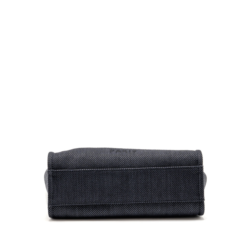 Chanel Deauville tote fabric black LGHW