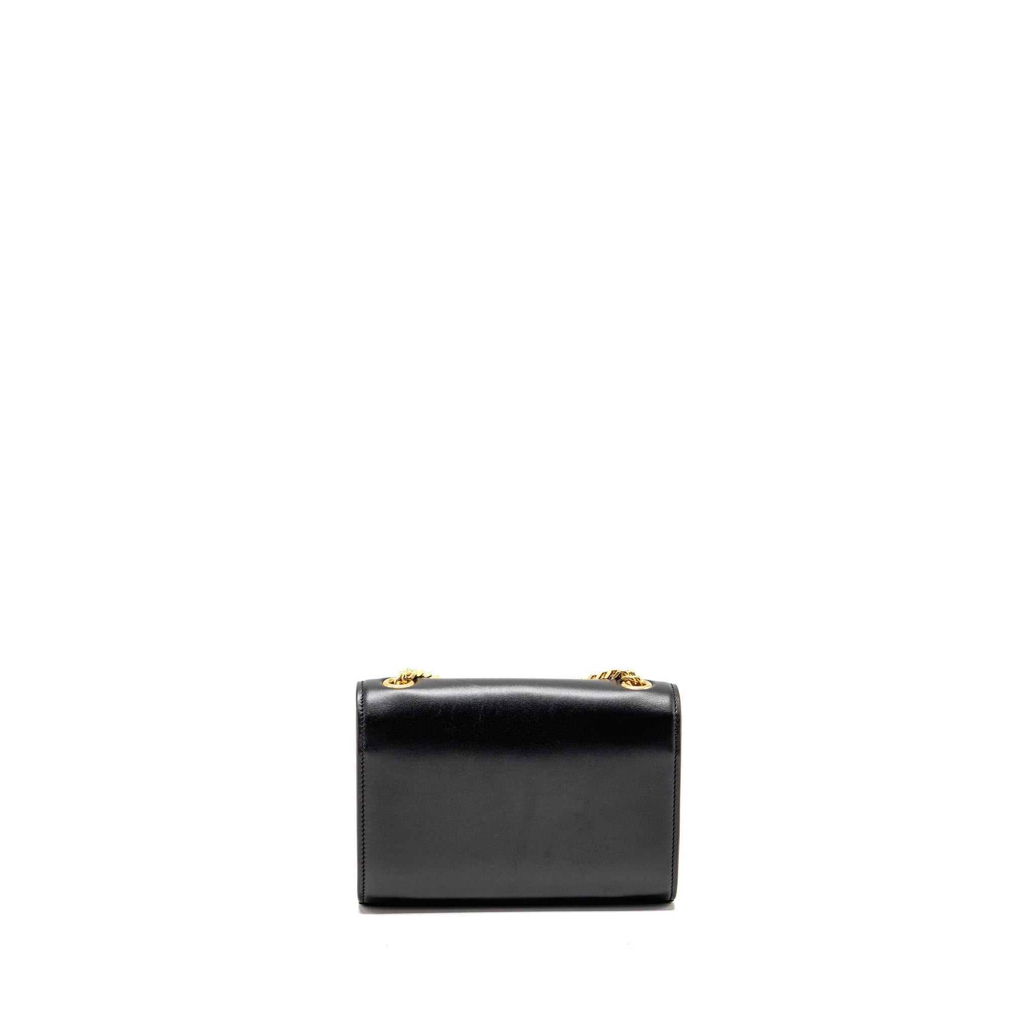SAINT LAURENT/YSL MINI KATE TASSEL BAG CALFSKIN BLACK GHW