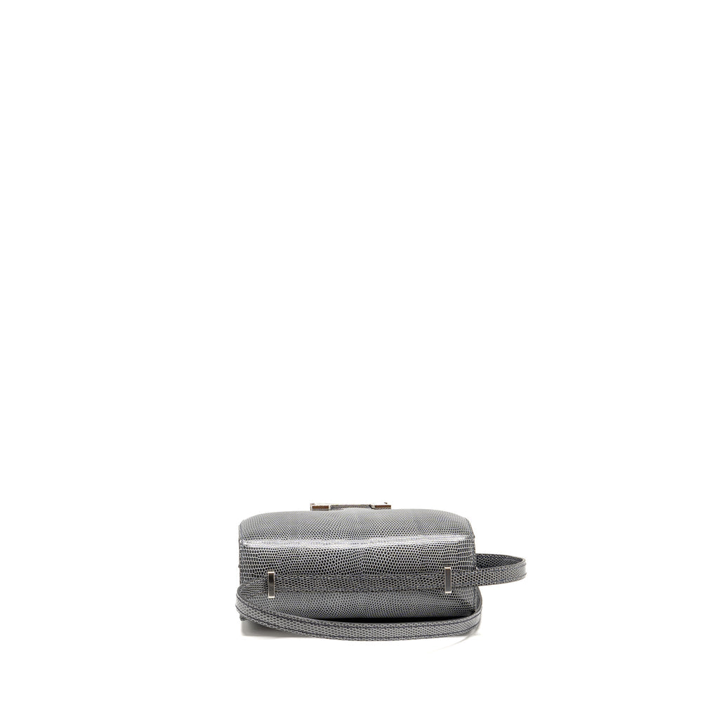 HERMES MINI CONSTANCE LIZARD NILOTICUS ARDOISE SHW
