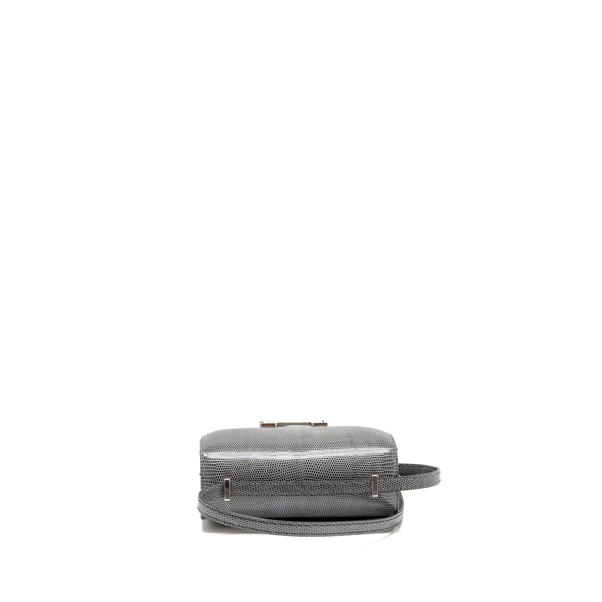 HERMES MINI CONSTANCE LIZARD NILOTICUS ARDOISE SHW