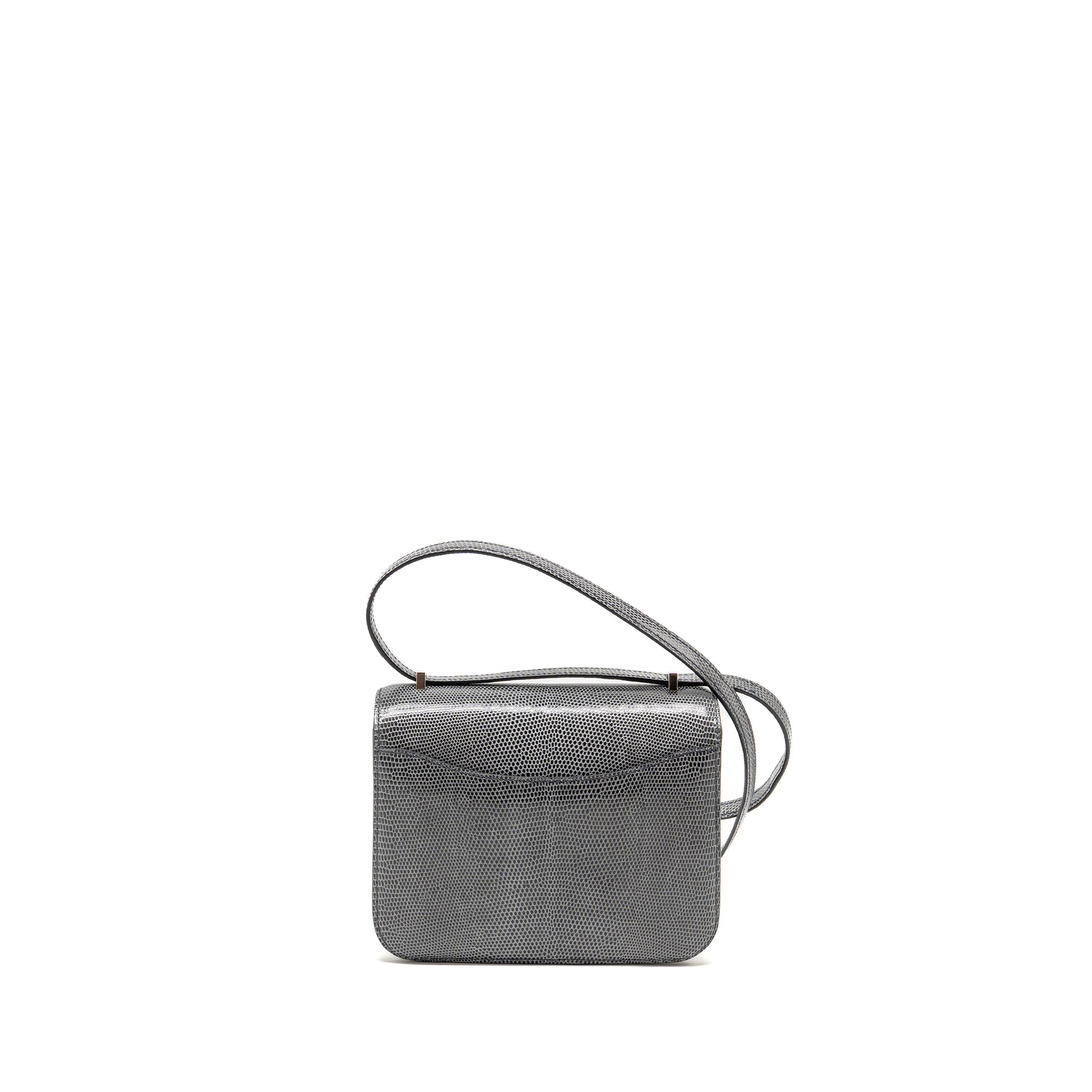 HERMES MINI CONSTANCE LIZARD NILOTICUS ARDOISE SHW